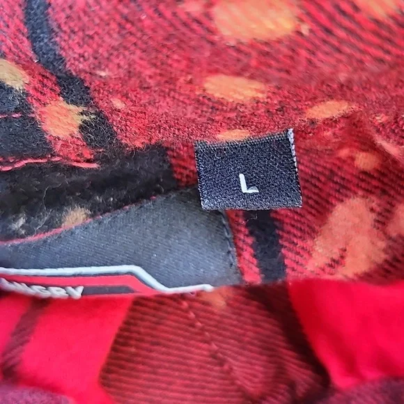 MINNOW CLOTHING CO. New With Tags Flannrl Biyton Down Lg - Picture 2 of 8